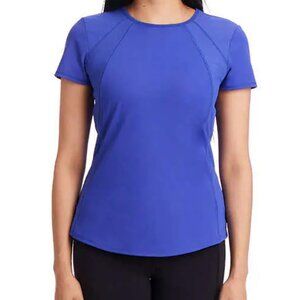 Spyder Active Women's Short Sleeve Top | Size S | Blue | NWT | 4-Way Stretch